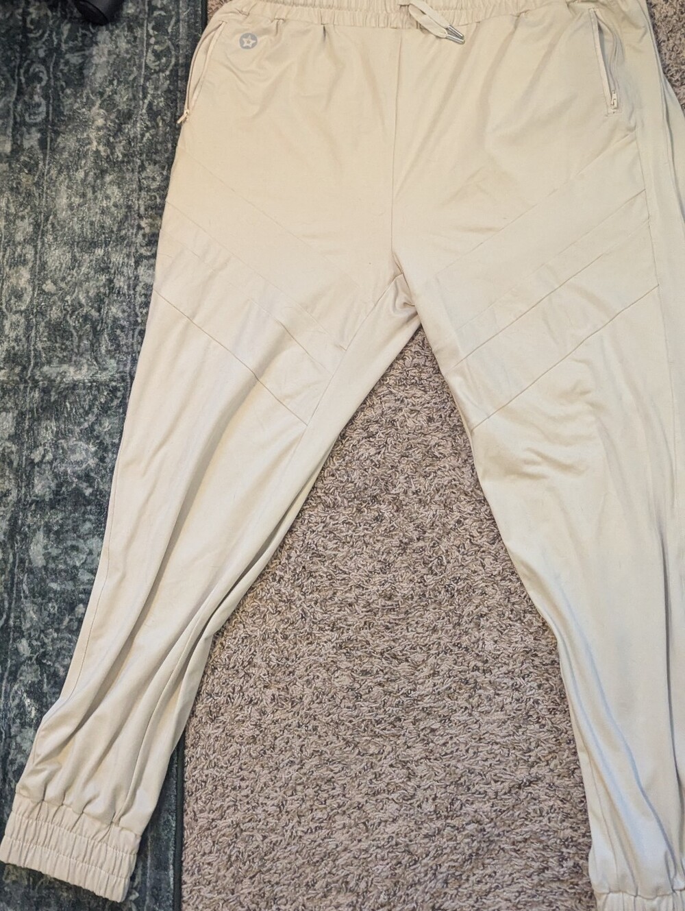 Active Booty By The Fitness Marshall - Light Tan Joggers 1x